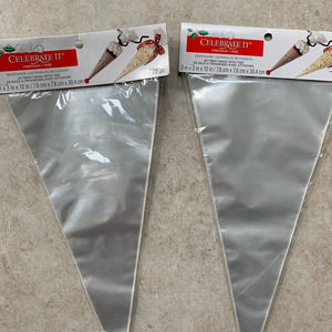 2x Celebrate It Transparent Treat Bags Candy Cookies Holiday Party Favors 50 pcs